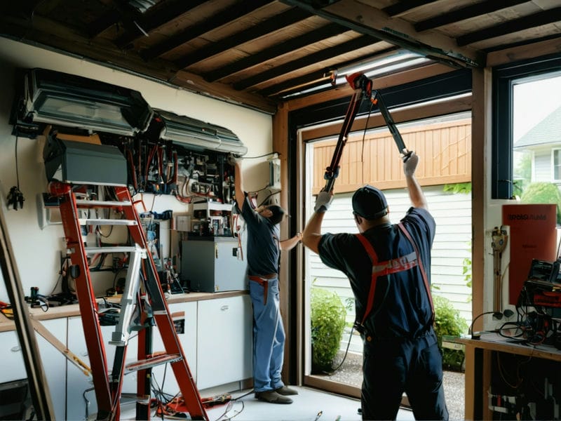 How HVAC Systems Enhance Garage Door Efficiency